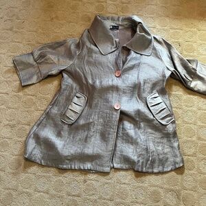 Shimmery XL swing women's jacket